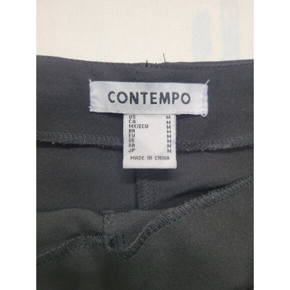 Contempo Women's Cargo Pocket Skort Black Size Medium - Picture 6 of 10